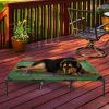 Elevated Dog Bed â€šÃ„Ã¬ Indoor/Outdoor Dog Cot or Puppy Bed for Pets up to 110lbs by Petmaker (Green)