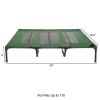 Elevated Dog Bed â€šÃ„Ã¬ Indoor/Outdoor Dog Cot or Puppy Bed for Pets up to 110lbs by Petmaker (Green)