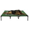 Elevated Dog Bed â€šÃ„Ã¬ Indoor/Outdoor Dog Cot or Puppy Bed for Pets up to 110lbs by Petmaker (Green)