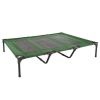 Elevated Dog Bed â€šÃ„Ã¬ Indoor/Outdoor Dog Cot or Puppy Bed for Pets up to 110lbs by Petmaker (Green)