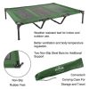 Elevated Dog Bed â€šÃ„Ã¬ Indoor/Outdoor Dog Cot or Puppy Bed for Pets up to 110lbs by Petmaker (Green)