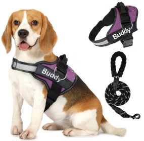 Pet Clothing Dog Couple Chest Strap Rope (Option: Purple-M)