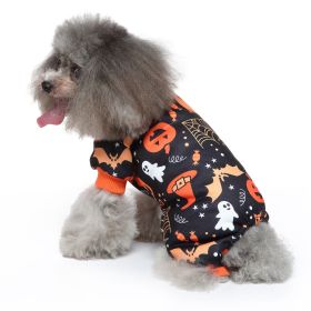 Pet Dog Halloween Christmas Festival Dress Up Clothes (Option: SDZ141 Black-M)