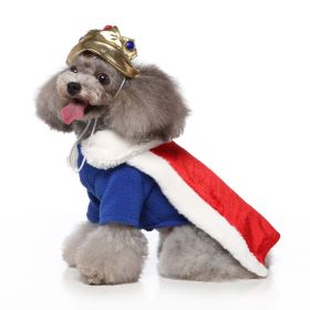 Pet Dog Halloween Christmas Festival Dress Up Clothes (Option: SDZ132 King-M)