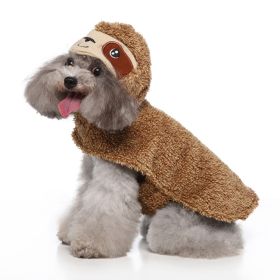 Pet Dog Halloween Christmas Festival Dress Up Clothes (Option: SDZ129A Sloth-M)