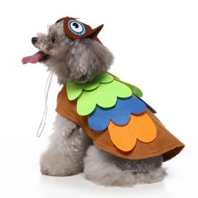 Pet Dog Halloween Christmas Festival Dress Up Clothes (Option: SDZ134 Owl-M)