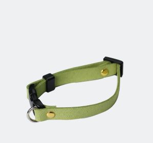 Pet Supplies Pet Cat Dog Accessories Bow Collar Diy Collar Korean Velvet Adjustable (Option: Light Green-L)