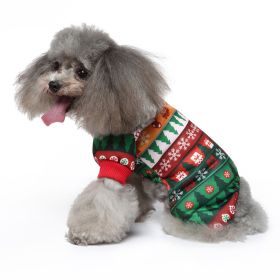 Pet Dog Halloween Christmas Festival Dress Up Clothes (Option: SDZ140 Snowflake Gift-XL)