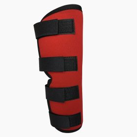 Dog Knee Pad Injury Anti-licking Light Arthrosis Recovery Auxiliary Bandage (Option: Red-M)